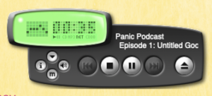 Text rendering on the podcasts page.